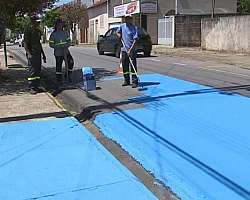 Tinta amarelo demarcação Tinta amarelo demarcação