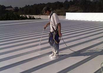 Tinta térmica para telhado de amianto